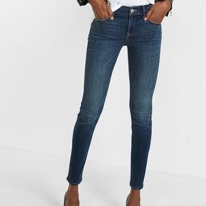 Express Mid Rise Skinny Jeans